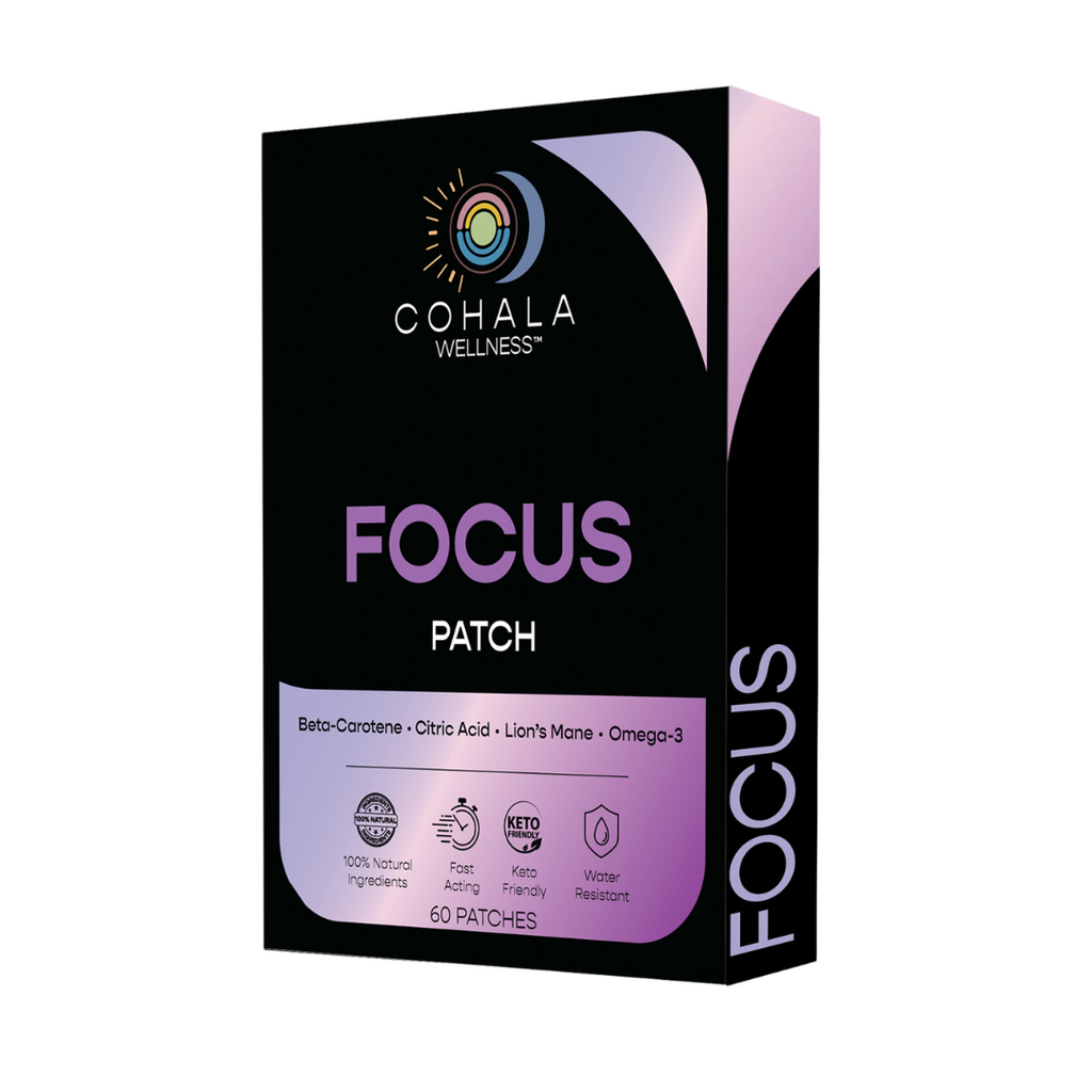 COHALA Wellness Focus Patch box, 60 transdermal patches